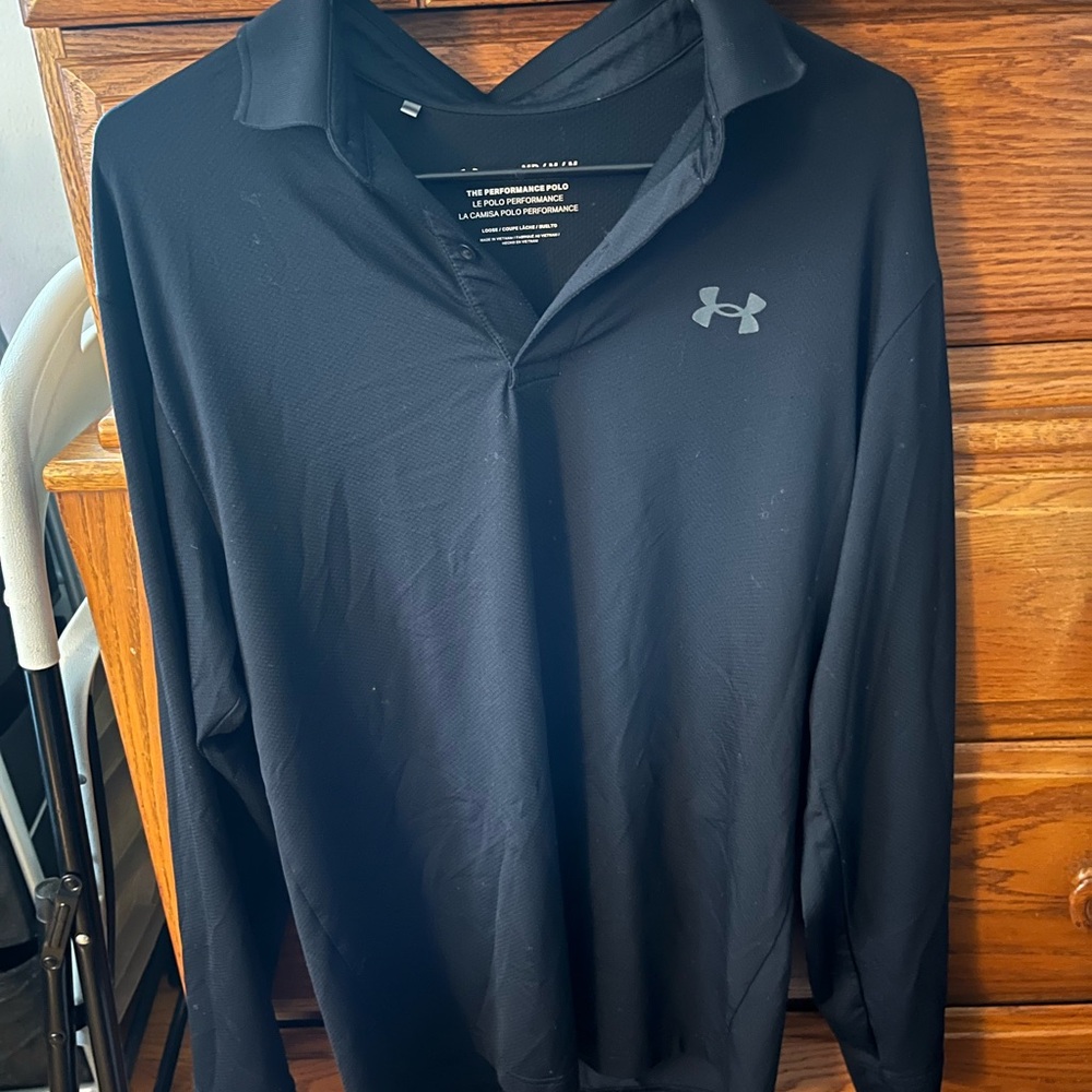 Under Armour Men's Polo in Black